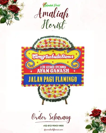 Sewa Papan Bunga Sayan